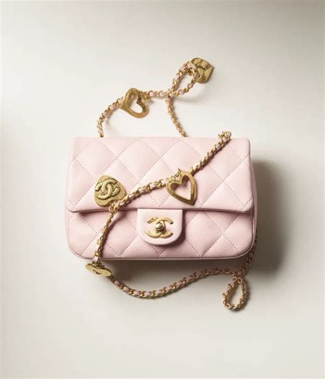 pink mini chanel flap bag